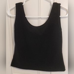 Black Scoopneck Tank Top